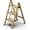 Golden, variant on Foldable 3 Step Stool for Closet/Kitchen-Aluminium Gold Step Ladder Stools, Folding 330lbs Lightweight Ladders with Anti-Slip Wide Pedal, Portable Adults