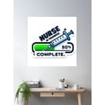 thumbnail image 2 of Nurse In Progress Poster Wall Art, Modern Wall Decor, 24x24 UNFRAMED, 2 of 3