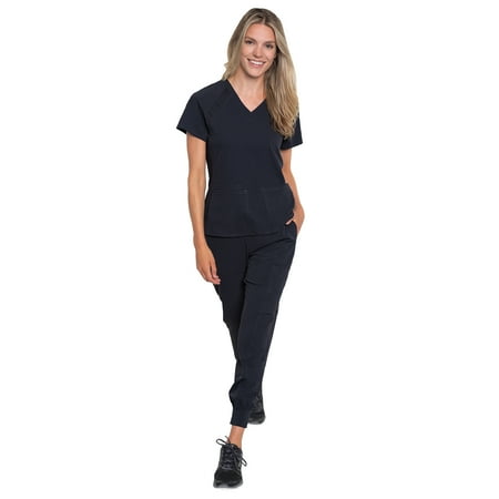 

Med Couture Peaches Women’s Raglan Top & Seamed Jogger Scrub Pant Set [XS - 3XL]