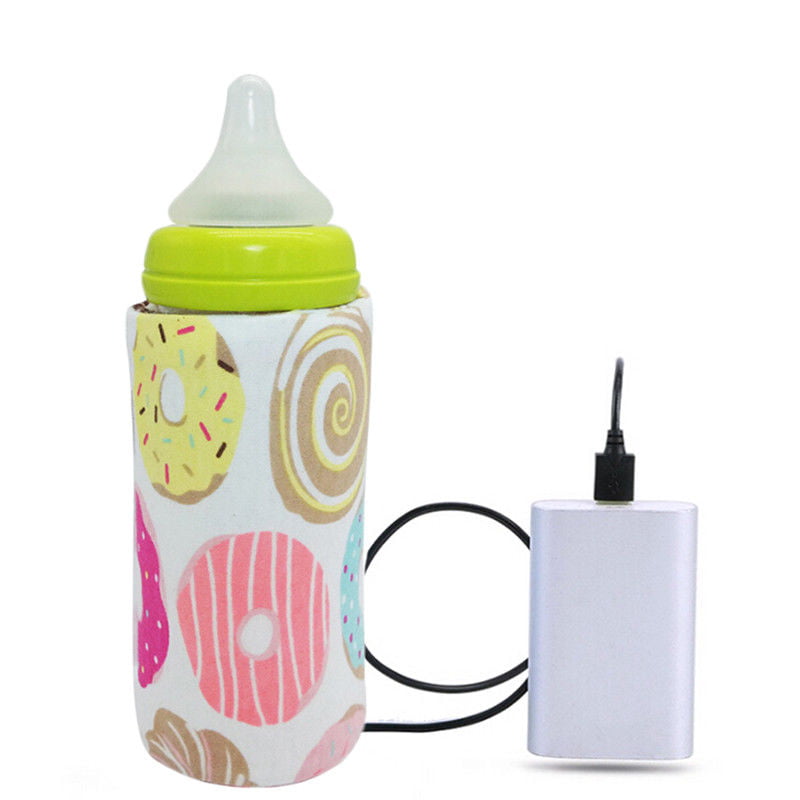 Portable Bottle Warmer Heater Travel Baby Kids Milk Water USB Cover ...