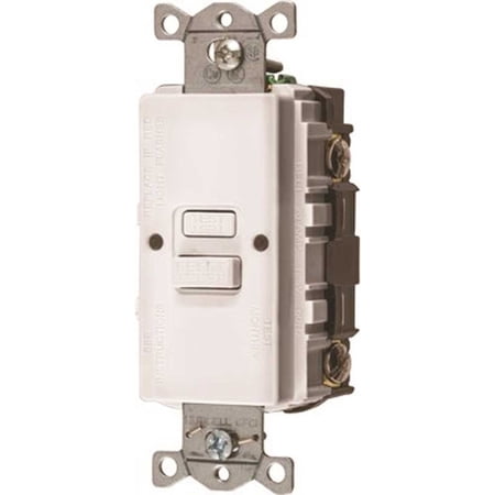 Hubbell Autoguard Commercial Blank Face Gfci Receptacle  White  125 Volts  20 Amps price history on PriceWatchPro