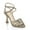 Linen, variant on XYD Women Open Almond Toe Ring Strappy Sandals Ankle Strap Buckled High Heels Elegant Party Dressy Shoes Size 7 White