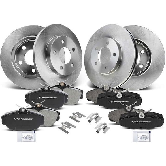 Brake Pad and Rotor Kit 12 - Compatible with 1994 - 2000 Mercury Sable - Autopart Premium