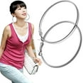 thumbnail image 4 of Smooth Round Hoop Earrings Set - Elegant Clear Big Ring Earrings for Timeless Charm and Style, 4 of 4