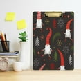 thumbnail image 5 of FMSHPON Cute Christmas Gnomes Clipboard Hardboard Wood Nursing Clip Board and Pull for Standard A4 Letter 13x9 inches, 5 of 7
