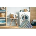 thumbnail image 2 of Ahgly Company Machine Washable Indoor Round Transitional Slate Blue Grey Blue Area Rugs, 7' Round, 2 of 7