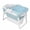 Blue, variant on WETLA 39" Portable Folding Bathtub, Small Foldable Tub with Ergonomic Seat & Massage Roller