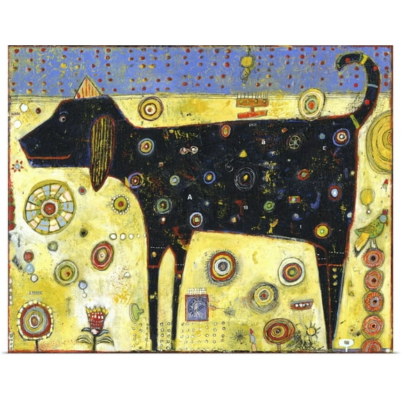 Great BIG Canvas | Rolled Jill Mayberg Poster Print entitled Black Gus