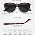 thumbnail image 3 of Fozono Classic Round Polarized Sunglasses for Women FZN825, 3 of 6