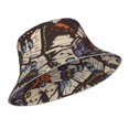 thumbnail image 2 of Naloa Vector Butterflies Reflective Double-Sided Bucket Hat, Sun Hat, Soft and Breathable for Gardening, Beaching, Camping, Hiking, Fishing, 2 of 9