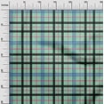thumbnail image 2 of oneOone Silk Tabby Mint Green Fabric Madras Check Craft Projects Decor Fabric Printed By The Yard 42 Inch Wide, 2 of 4