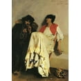 thumbnail image 2 of Sargent, John Singer 18x24 White Modern Wood Framed Museum Art Print Titled - The Sulphur Match, 1882, 2 of 4