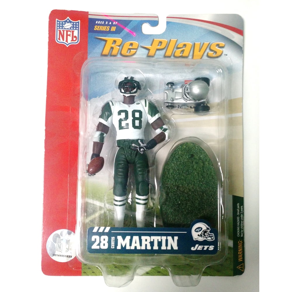 NFL Football RePlays Series III 28 Curtis Martin Jets Action