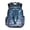 Blue Lightning Leopard Print, variant on Bowling Pins Ball Casual Kids Backpack, 17 Inch 600D Polyester Multi Pocket School Bag for Elementary Daily Travel