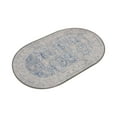 thumbnail image 4 of Unique Loom Timeless Collection Area Rug - Thaddeus (2' x 3' 1" Oval Blue/Gray), 4 of 9