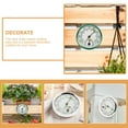 thumbnail image 3 of Phenofice 3Pcs Patio Thermometer Outdoor Plastic Metal Round Dial Hanging Design for Home Decoration, 3 of 7