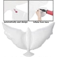 thumbnail image 3 of Memorial Balloons For Release Biodegradable Funeral Remembrance Angel Balloons Happy Heavenly Birthday White 12 Pack-QJWL, 3 of 5