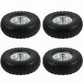 thumbnail image 1 of QueipA 10 inch Solid Rubber Tyre Wheels Sack Truck Cart Wheel for Garden Utility, 1 of 12