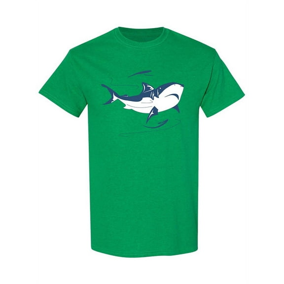 Shark Graphic T-Shirt Men -Image by Shutterstock, Male Medium
