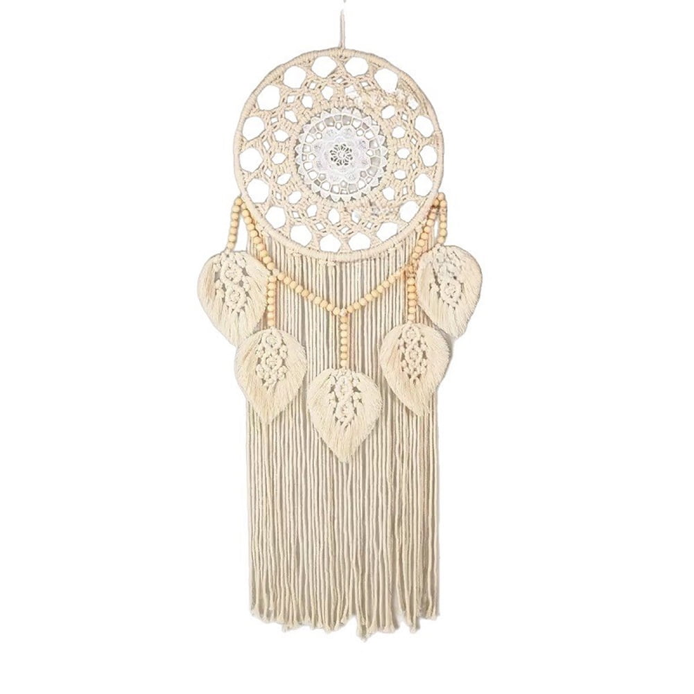 Agate Gemstone Dream Catcher With Tree Of Life & Healing Crystals - Moon Wall Hanging Decor