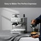 thumbnail image 2 of ChaoLink Máquina de espresso de 20 bares, máquina semiautomática con molinillo, máquina de café de acero inoxidable para latte y capuchino, espumador de leche y tanque de agua de 95 oz para oficina, 2 of 8