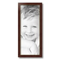 thumbnail image 2 of ArtToFrames 8" x 20" Cherry Picture Frame, 8x20 inch Red Wood Poster Frame (WOM-4316), 2 of 8