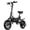 Black, variant on DYU 14" Electric Bike for Adults, Peak 500W Motor Ebike, 20MPH, 36V 7.8Ah Battery,Up to 45+ Miles Range, Front & Rear Disc Brakes, UL2849,Black