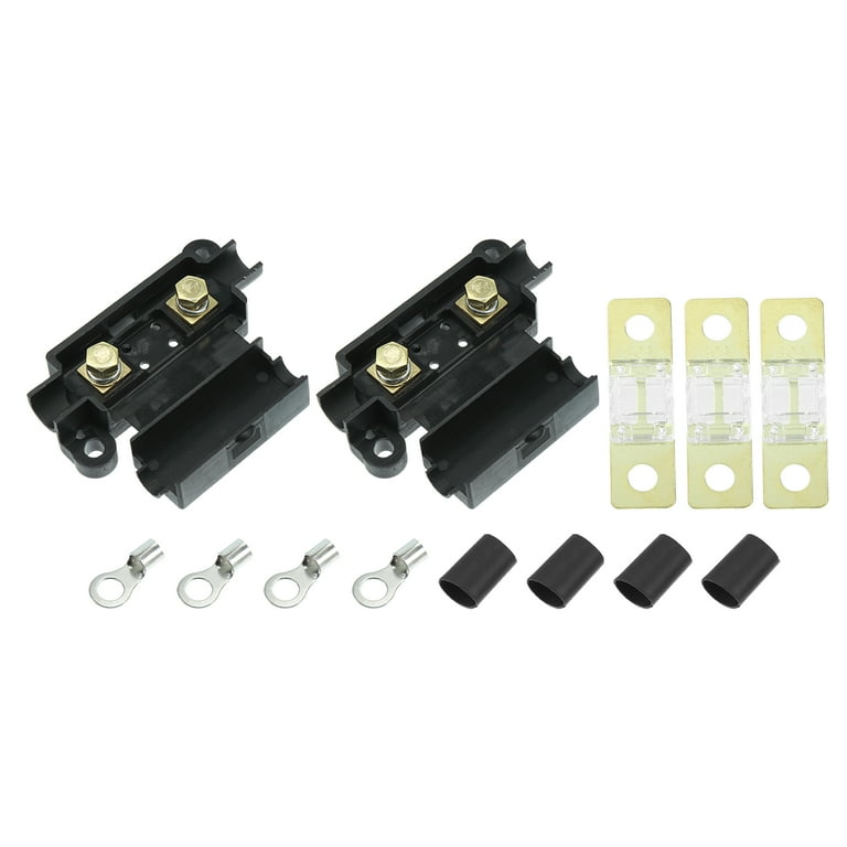 80A Fuse Kit 2 x ANS Holder 3 x 80 AMP Fuses Dual Battery Charger