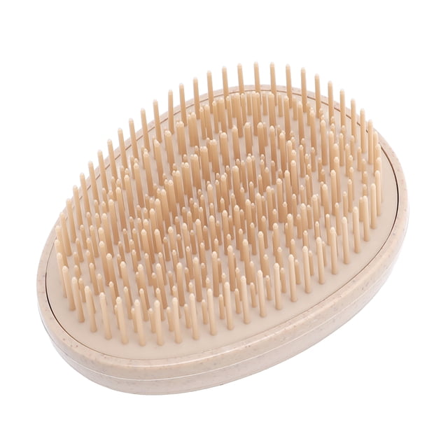 Plastic Egg Shape Hair Brush Knot Proof Massage Comb for Home Office