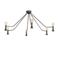 thumbnail image 5 of Meyda Tiffany 233061 Alva 6 Light 76" Wide Abstract Chandelier, 5 of 6