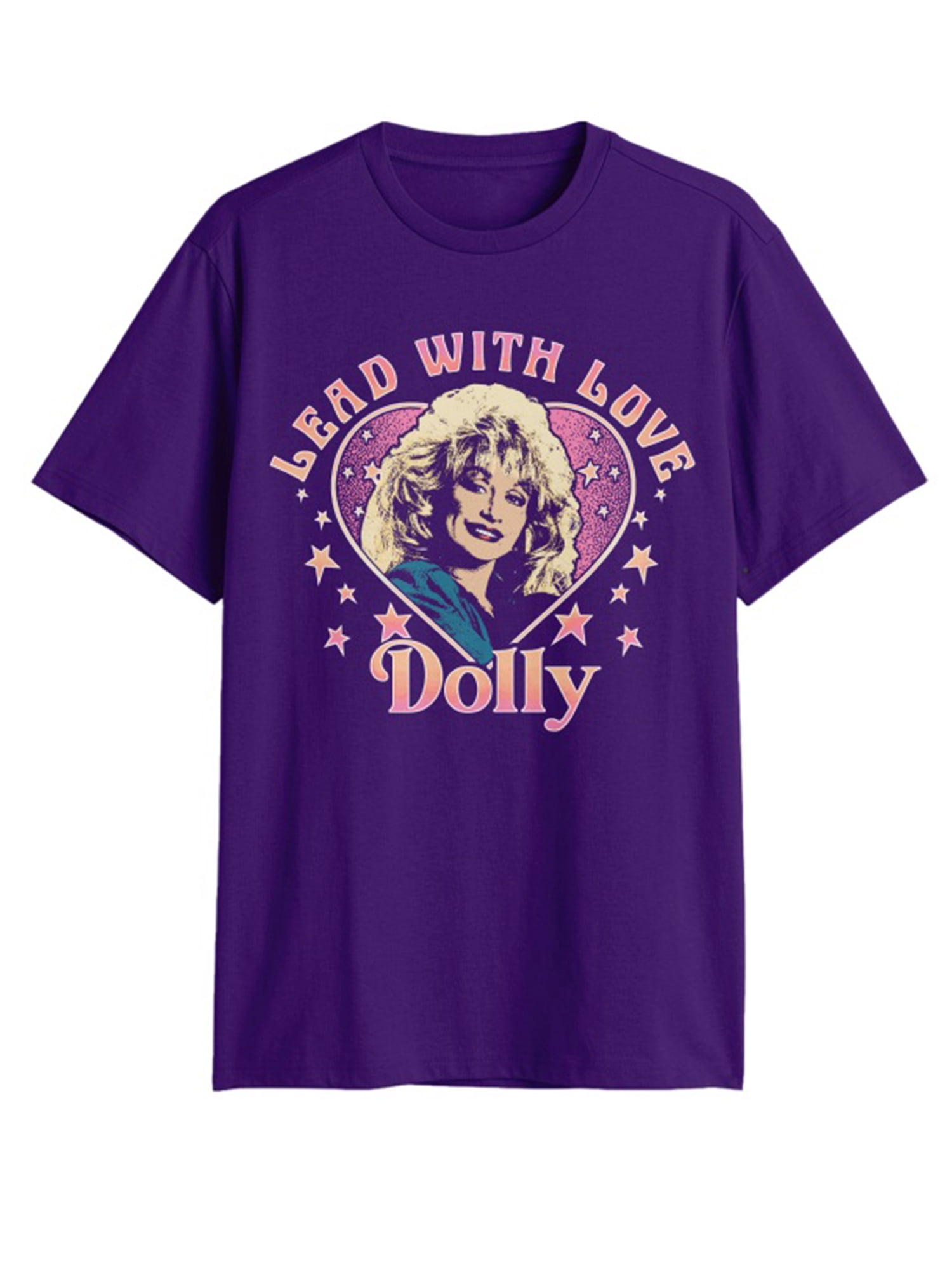 Dolly Parton, Men's & Big Men's Pride Graphic Tee, Lead With Love, Sizes S-3XL