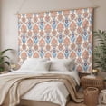thumbnail image 3 of Orange Blue Geometric Tapestry for Bedroom Wall Hanging Tapestry, Southwest Ethnic Country Ceiling Backdrop Tapestries Poster Blanket Wall Decor for Teens Room Living Room Dorm 39" x 59", 3 of 8