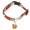 thumbnail image 4 of XingJian LLC Collier de Chat Ajustable Style Kimono Japonais avec Clochette Dessin Animé - Design Rouge Lucky Cat, 4 of 10