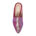 thumbnail image 6 of Shellys London Cantara Neon Pink Flat Pointed Toe Fashion Mules Slides Shoes, 6 of 6