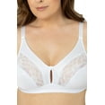 thumbnail image 2 of Plusform Tricot and Lace Keyhole Bra 2-Pack 1629, 2 of 8