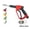 A004- Style D, variant on Pressure Washer Accessory Kit, High Pressure Washer Gun Extension, Pressure Washer Quick Connect Fittings, Pressure Washer Nozzle Tips, Extended Reach Anti- -Style Grip, 4