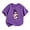 Purple-e, variant on WhouRiu Girls Halloween Graphic Tees Kids Short Sleeve Crew Neck Tshirt Comfortable Cute Holiday Party T Shirts,4-5 Years