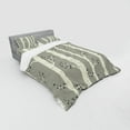 thumbnail image 3 of Ambesonne Birch Bedding Set 3 Pcs, Trees Nature Boho Composition, Twin, Pale Yellow and Warm Taupe, 3 of 3