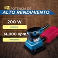 thumbnail image 4 of Lijadora Orbital Industrial DongCheng 1/4 Hoja 200W Azul, 4 of 5