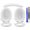 White, variant on SOULWIT Ear Pads Cushions + Headband + Silicone Earpads Cover Protector, Replacement Kit for Bose QuietComfort 35 QC35, QC35 ii Over-Ear Headphones - Black