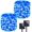 Blue Light, variant on Solarera Solar String Lights Outdoor, 200 LED 72 Ft Long Starbright Solar Light, 8 Modes Solar Fairy Lights for Halloween Garden Patio Yard Party Decoration (2Pack- Cold White)