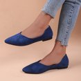 thumbnail image 4 of Aueoeo Women Round Toe Flats Comfortable Walking Shoes Dressy Slip-ons Loafers Leather Platform Loafer Shoes, 4 of 8