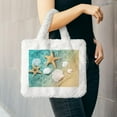 thumbnail image 6 of Yiaed Starfish And Seashell Print Fluffy Shoulder Bag Plush Bags Women Ladies Tote Bag Fluffy White Furry Purse Handbag for Autumn and Winter, 6 of 7