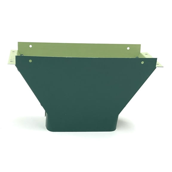 Maxx Flo Outlet - Oversized Downspout Outlet (5 inch, GRECIAN GREEN)