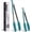 2pack:Turquoise, variant on Premium Stainless Steel Locking Kitchen Tongs with Silicon Tips, Heat Resistant Cooking Tongs Set of 3-7", 9" and 12" (Black)