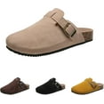 thumbnail image 1 of Womens Cork Slippers,soft Clogs For Women,womens Clogs-mules House Slipers With Arch Support And Adjustable Buckle Yj51-2, 1 of 5