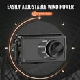 thumbnail image 5 of VEVOR Drum Fan, 30 Inch High Velocity Industrial Shop Fan, Heavy Duty Commercial Use 3-Speed 13000CFM, 360°Adjustable Tilting Industrial Floor Fan for Warehouse,Workshop,Factory, Basement, 5 of 9