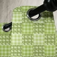 thumbnail image 3 of Ambesonne Lime Green Grommet Curtain, Patchwork Simple Art, 50" x 108", Lime and Pale Green, 3 of 6