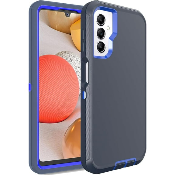Galaxy A14 5G Case for Samsung Galaxy A14 5G Case Military Drop Shockproof Armor Heavy Duty Rugged 3 in 1 Protection Cover for Galaxy A14 5G Phone Case (Navy Blue)