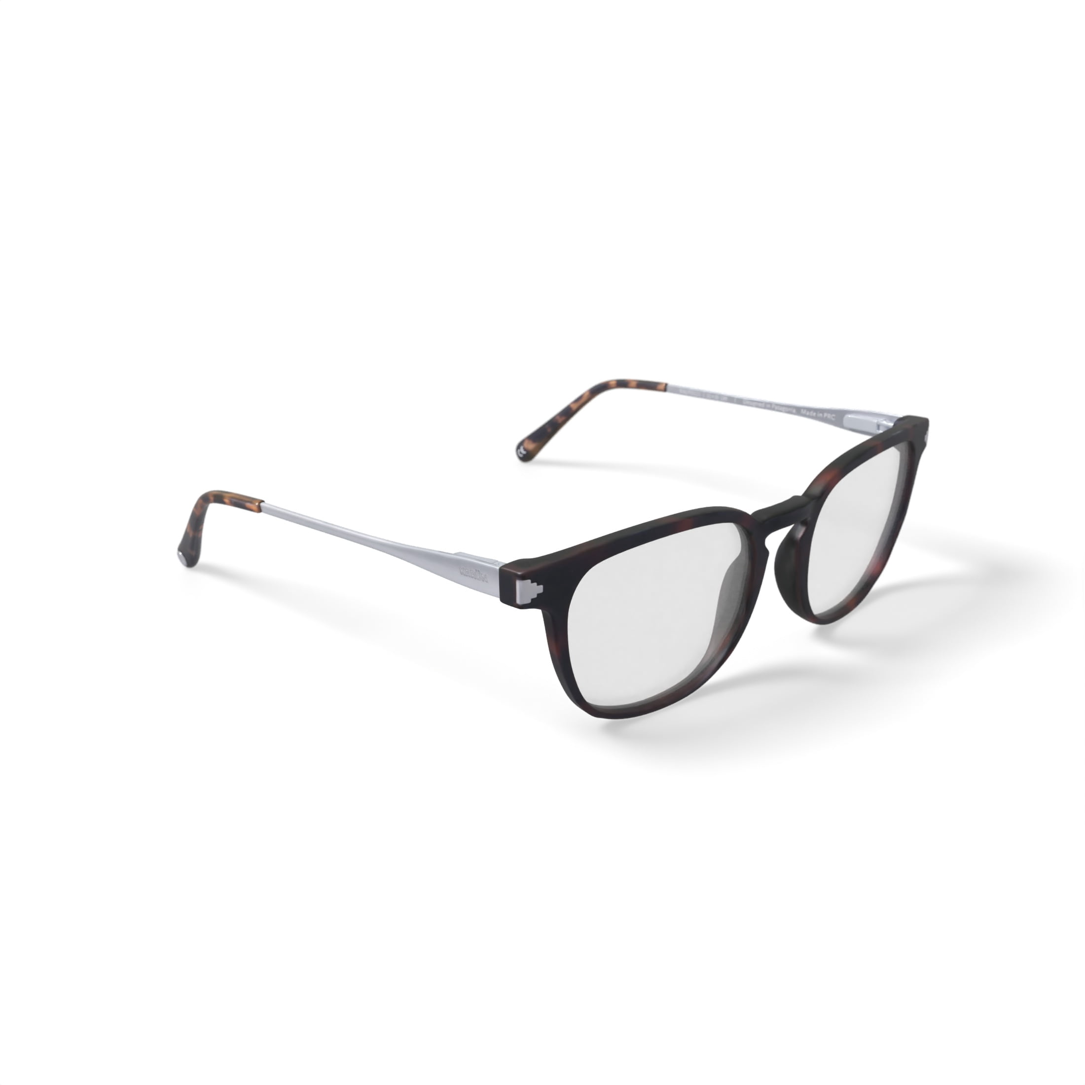 Karun Men's Vizcacha Square Prescription Eyeglasses with Case, Brown Tortoise